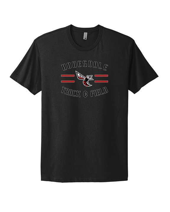 Honesdale HS Track & Field Curve - Mens Select Cotton T-Shirt