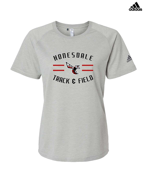 Honesdale HS Track & Field Curve - Womens Adidas Performance Shirt