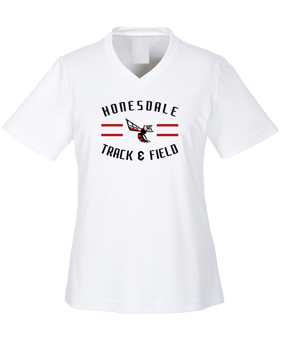 Honesdale HS Track & Field Curve - Womens Performance Shirt