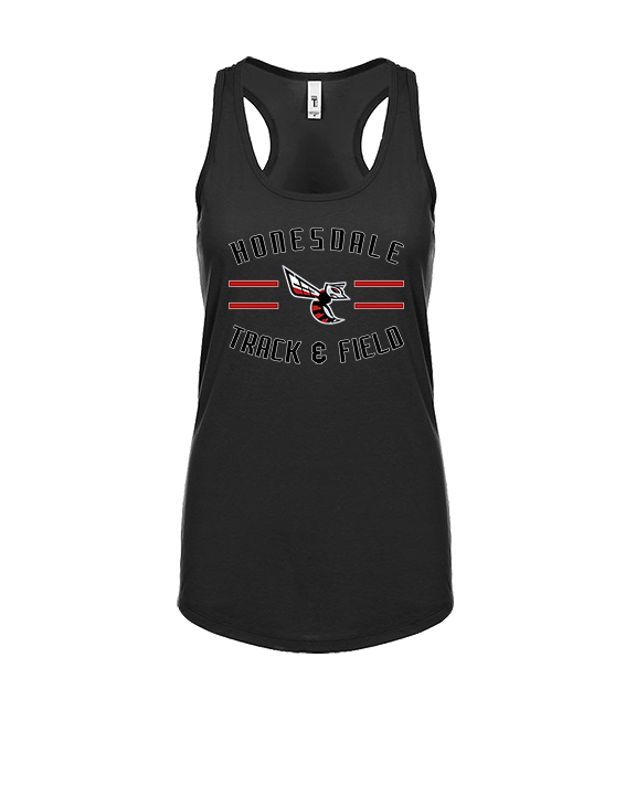 Honesdale HS Track & Field Curve - Womens Tank Top