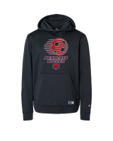 Huntingdon HS Soccer Ball - Oakley Performance Hoodie