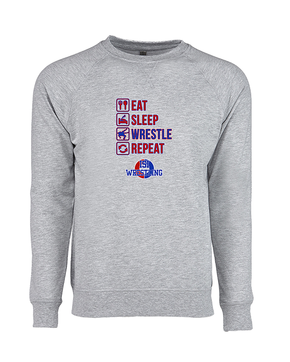 ISI Wrestling Eat Sleep Wrestle - Crewneck Sweatshirt