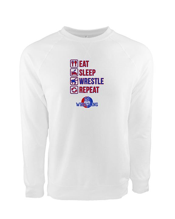 ISI Wrestling Eat Sleep Wrestle - Crewneck Sweatshirt