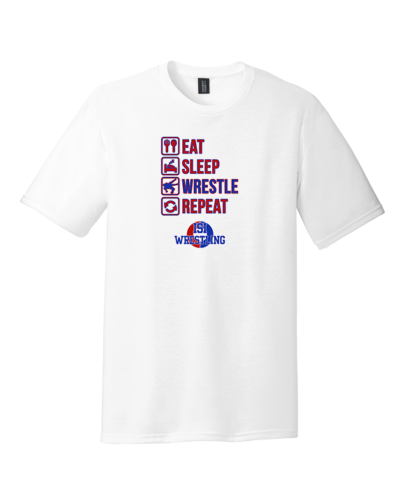 ISI Wrestling Eat Sleep Wrestle - Tri-Blend Shirt