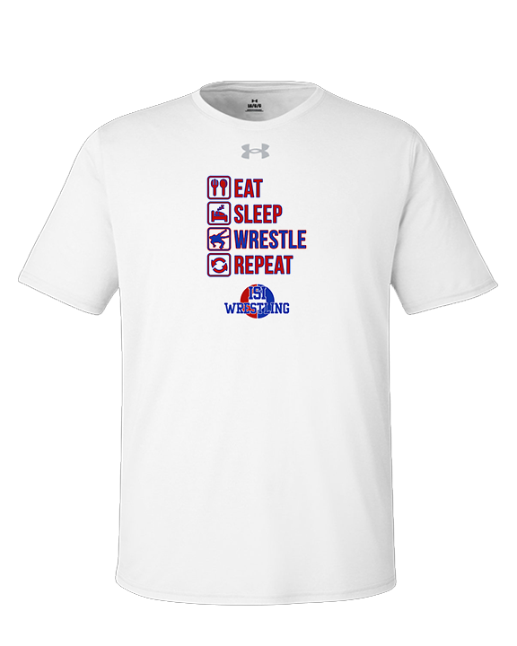 ISI Wrestling Eat Sleep Wrestle - Under Armour Mens Team Tech T-Shirt