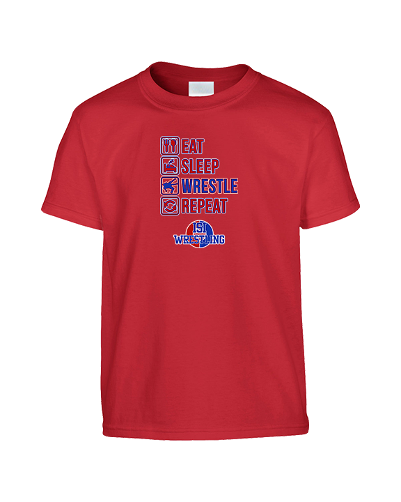 ISI Wrestling Eat Sleep Wrestle - Youth Shirt