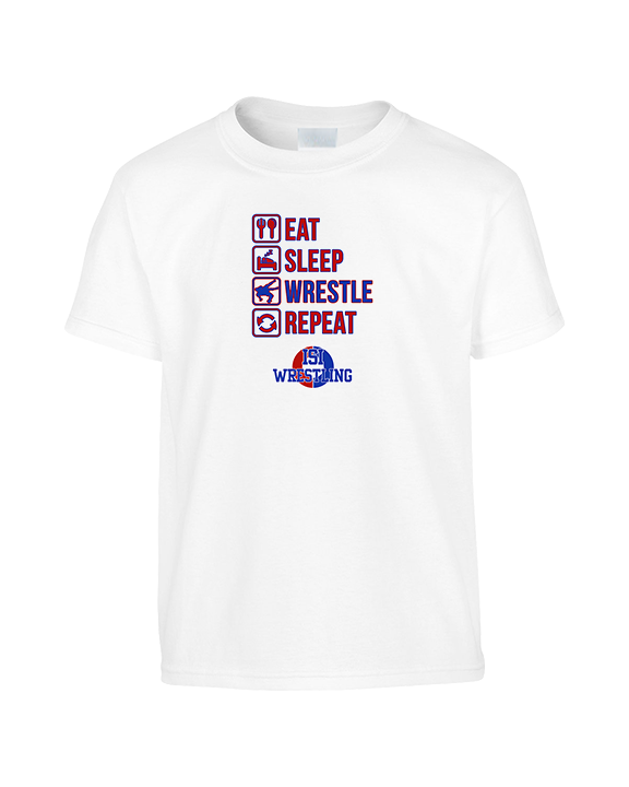 ISI Wrestling Eat Sleep Wrestle - Youth Shirt