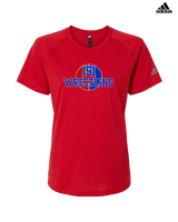 ISI Wrestling Logo - Womens Adidas Performance Shirt