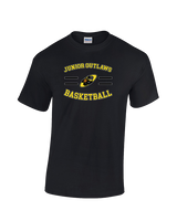 Idaho Junior Outlaws Basketball Curve - Cotton T-Shirt