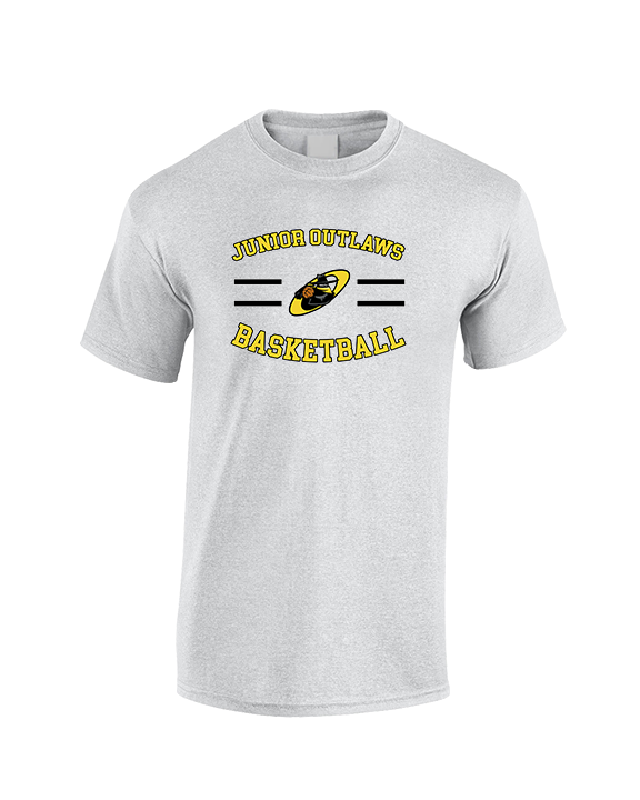 Idaho Junior Outlaws Basketball Curve - Cotton T-Shirt