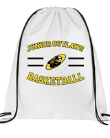 Idaho Junior Outlaws Basketball Curve - Drawstring Bag