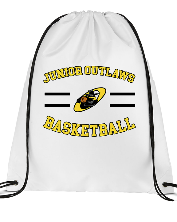 Idaho Junior Outlaws Basketball Curve - Drawstring Bag