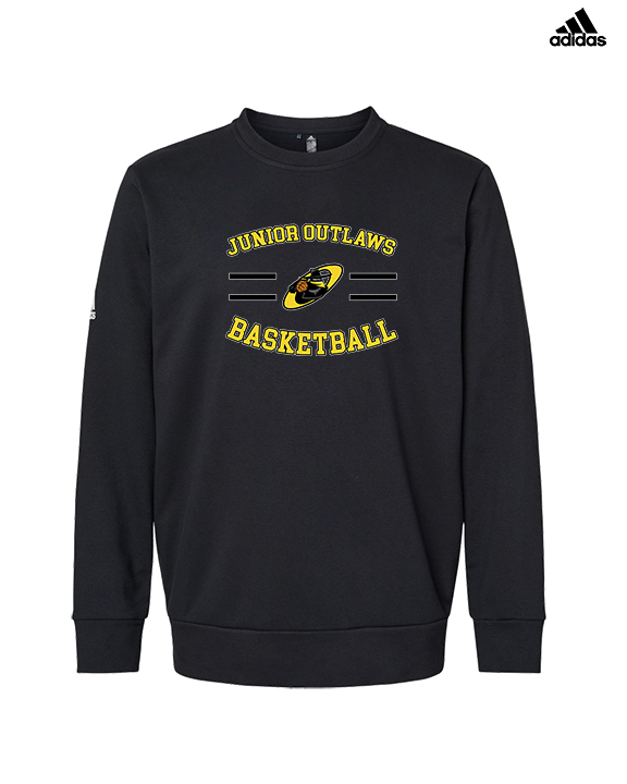 Idaho Junior Outlaws Basketball Curve - Mens Adidas Crewneck