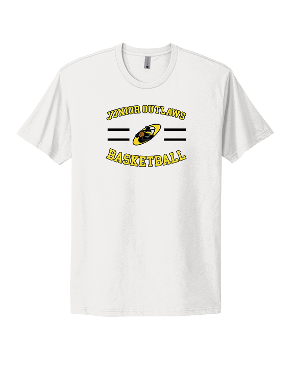 Idaho Junior Outlaws Basketball Curve - Mens Select Cotton T-Shirt