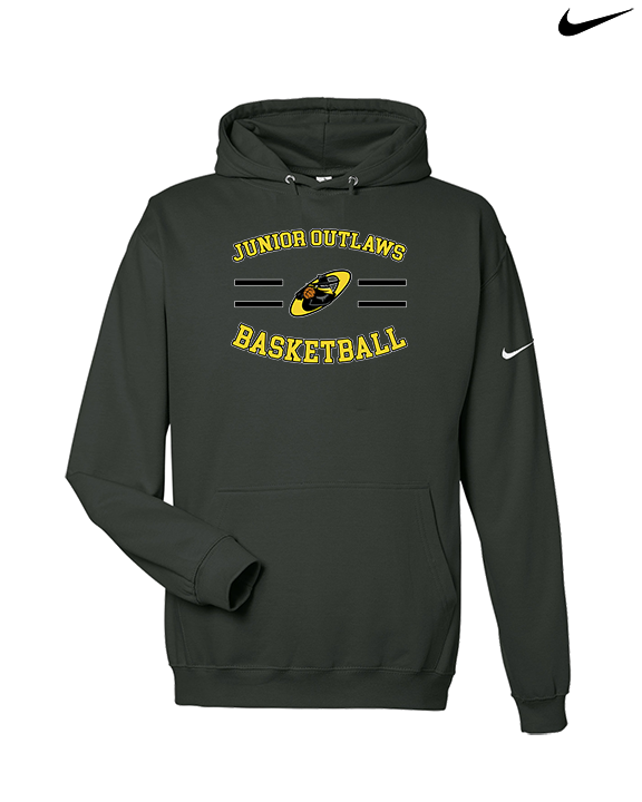 Idaho Junior Outlaws Basketball Curve - Nike Club Fleece Hoodie