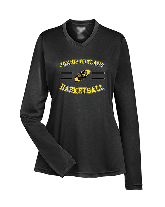 Idaho Junior Outlaws Basketball Curve - Womens Performance Longsleeve