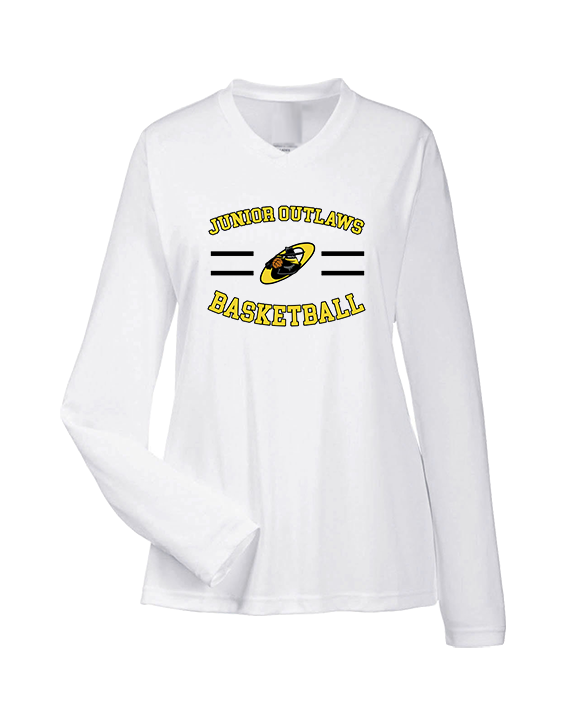 Idaho Junior Outlaws Basketball Curve - Womens Performance Longsleeve