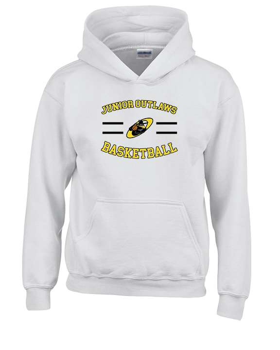 Idaho Junior Outlaws Basketball Curve - Youth Hoodie
