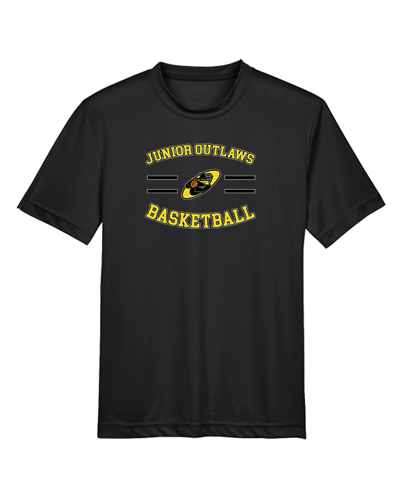 Idaho Junior Outlaws Basketball Curve - Youth Performance Shirt