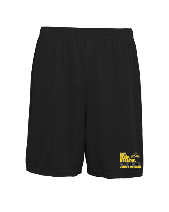 Idaho Junior Outlaws Basketball Eat Sleep Breathe - Mens 7inch Training Shorts