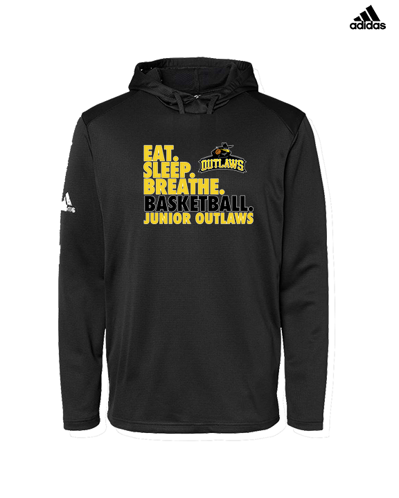 Idaho Junior Outlaws Basketball Eat Sleep Breathe - Mens Adidas Hoodie