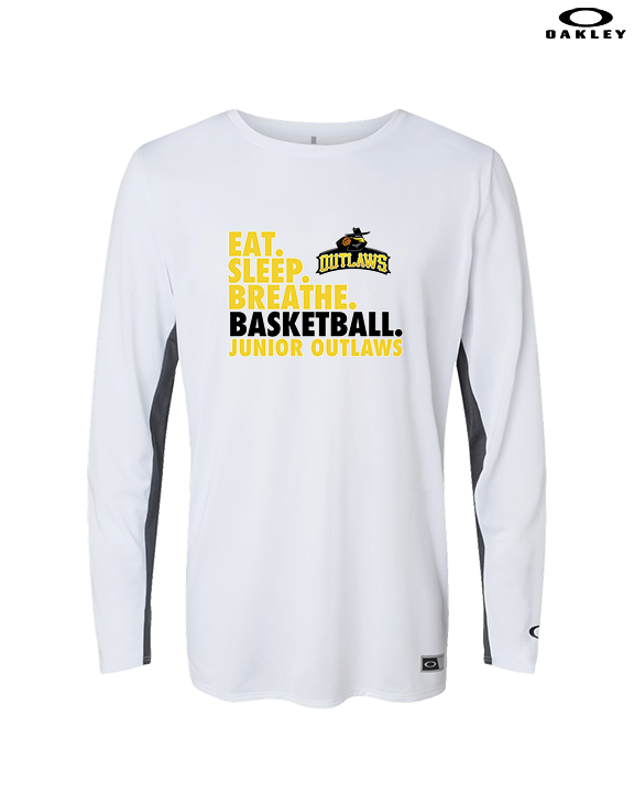Idaho Junior Outlaws Basketball Eat Sleep Breathe - Mens Oakley Longsleeve