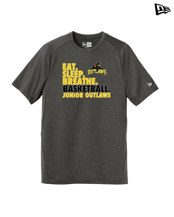 Idaho Junior Outlaws Basketball Eat Sleep Breathe - New Era Performance Shirt