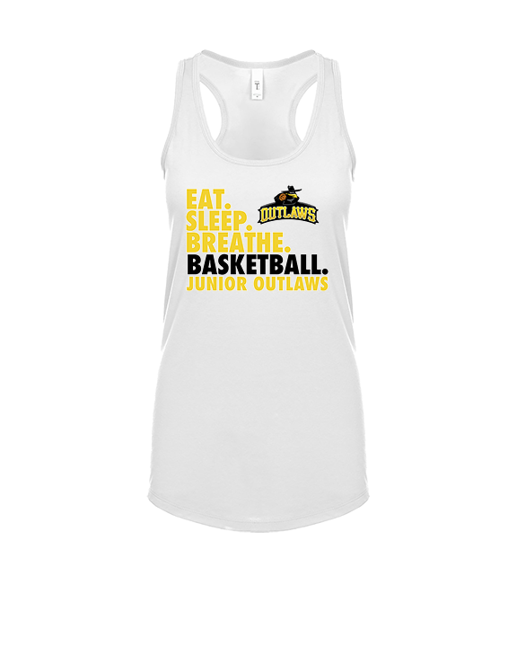Idaho Junior Outlaws Basketball Eat Sleep Breathe - Womens Tank Top