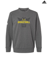 Idaho Junior Outlaws Basketball Nothing But Net - Mens Adidas Crewneck
