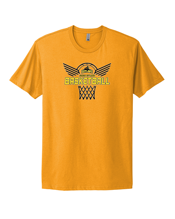 Idaho Junior Outlaws Basketball Nothing But Net - Mens Select Cotton T-Shirt