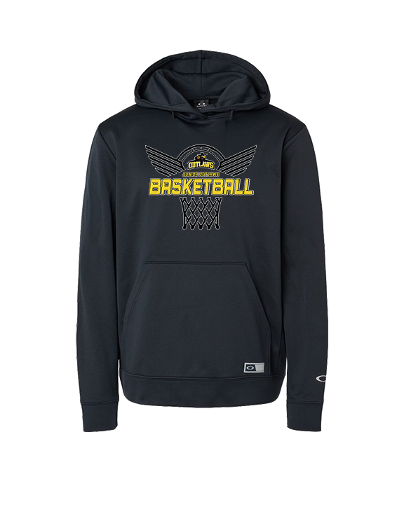 Idaho Junior Outlaws Basketball Nothing But Net - Oakley Performance Hoodie