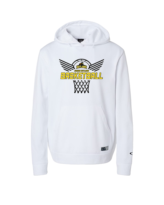 Idaho Junior Outlaws Basketball Nothing But Net - Oakley Performance Hoodie