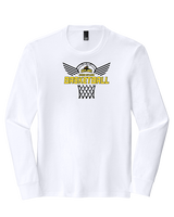 Idaho Junior Outlaws Basketball Nothing But Net - Tri-Blend Long Sleeve