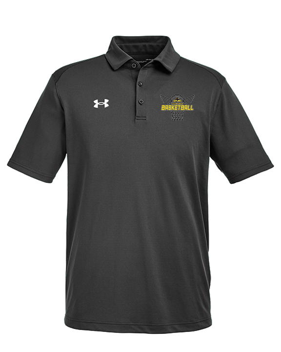 Idaho Junior Outlaws Basketball Nothing But Net - Under Armour Mens Tech Polo