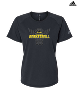 Idaho Junior Outlaws Basketball Nothing But Net - Womens Adidas Performance Shirt