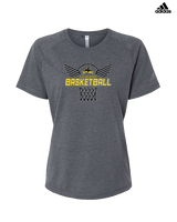 Idaho Junior Outlaws Basketball Nothing But Net - Womens Adidas Performance Shirt