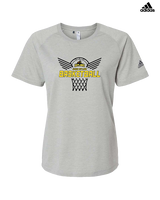 Idaho Junior Outlaws Basketball Nothing But Net - Womens Adidas Performance Shirt