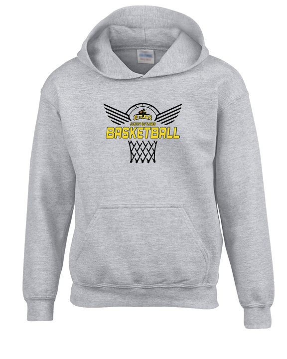 Idaho Junior Outlaws Basketball Nothing But Net - Youth Hoodie