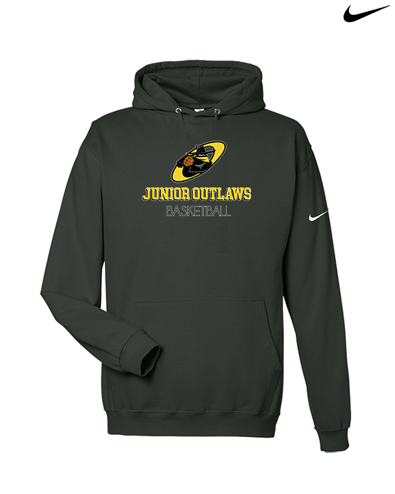 Idaho Junior Outlaws Basketball Shadow - Nike Club Fleece Hoodie