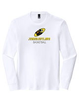 Idaho Junior Outlaws Basketball Shadow - Tri-Blend Long Sleeve
