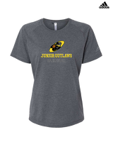Idaho Junior Outlaws Basketball Shadow - Womens Adidas Performance Shirt