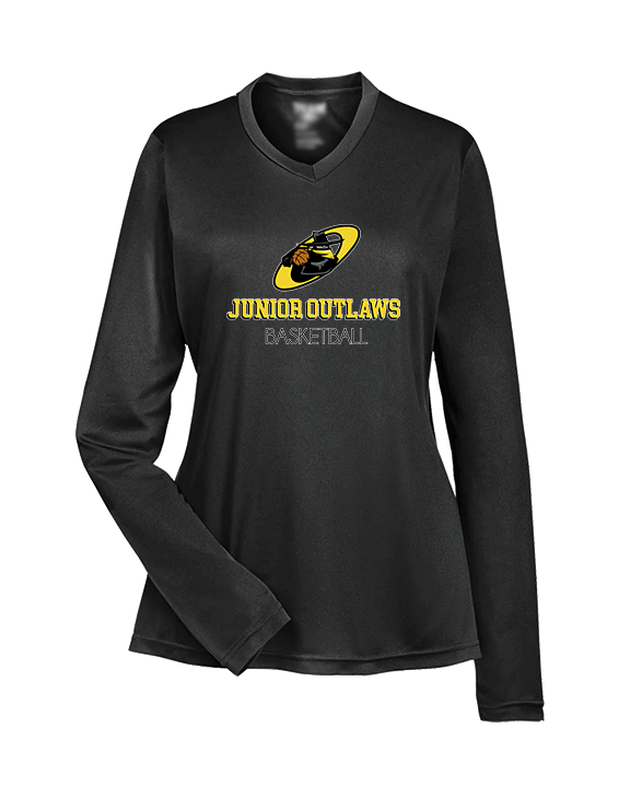 Idaho Junior Outlaws Basketball Shadow - Womens Performance Longsleeve