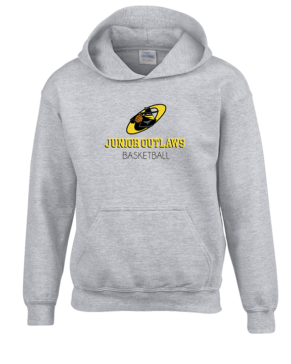 Idaho Junior Outlaws Basketball Shadow - Youth Hoodie