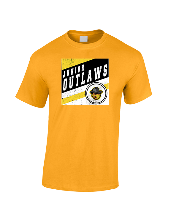 Idaho Junior Outlaws Basketball Square - Cotton T-Shirt