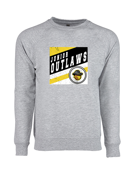 Idaho Junior Outlaws Basketball Square - Crewneck Sweatshirt