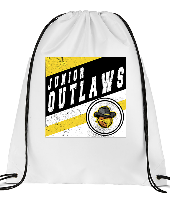 Idaho Junior Outlaws Basketball Square - Drawstring Bag