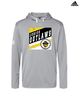 Idaho Junior Outlaws Basketball Square - Mens Adidas Hoodie