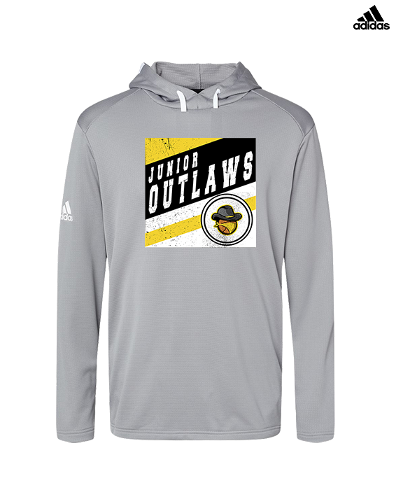 Idaho Junior Outlaws Basketball Square - Mens Adidas Hoodie