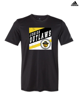 Idaho Junior Outlaws Basketball Square - Mens Adidas Performance Shirt