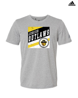 Idaho Junior Outlaws Basketball Square - Mens Adidas Performance Shirt